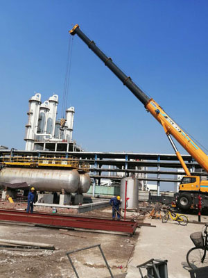 石大勝華乙腈裝置技改項(xiàng)目